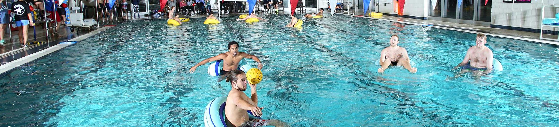 Students Playing Water Polo